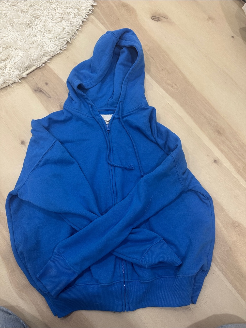 No Boundaries Royal Blue Full-Zip Hoodie